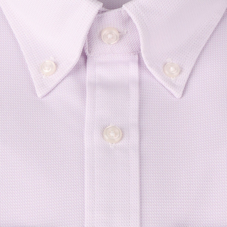 ブラックライン 【WEB限定/OUTLET】【BL】【スーパーノンアイロン】ボタンダウンドレスワイシャツ/ラベンダー×ドビー/SUPER NON IRON 4S ラベンダー系(薄紫)