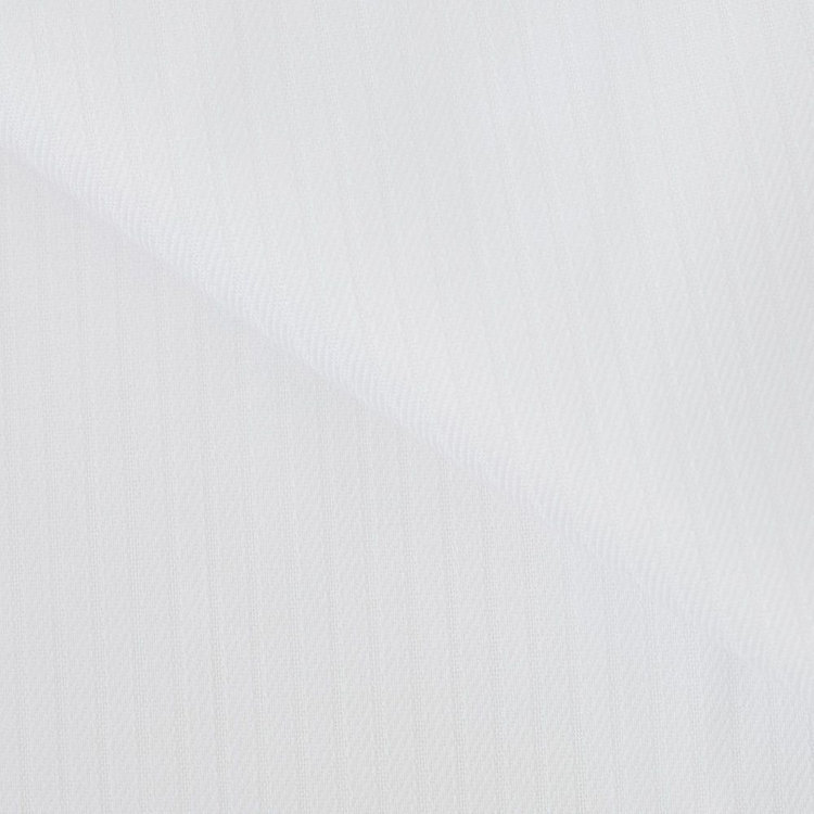 ブラックライン 【BLACK LINE】【形態安定】ワイドカラードレスワイシャツ/ホワイト×ドビー 白