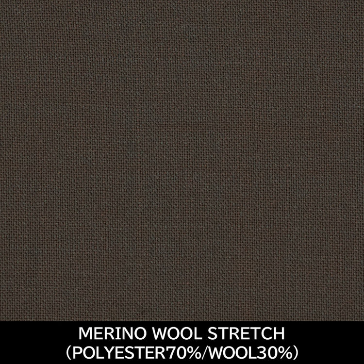 スーツセレクト 【日本製】【MEN'S】【パターンオーダー】【SKINNY】【春夏】スーツ/ブラウン/MERINO WOOL STRETCH (POLYESTER70% WOOL30%) ブラウン系(茶)