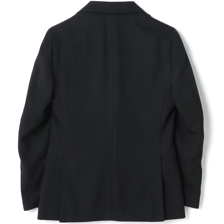 ブラックライン 【RBC】【春夏】3釦段返りジャケット/ブラック/パッチポケット/メタル釦/4S SUSTAINABILITY&ECOLOGY FABRIC 黒