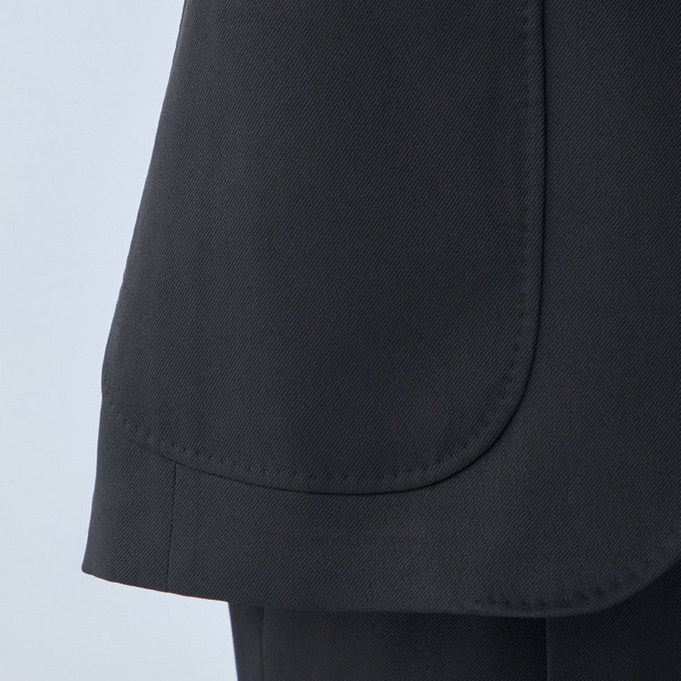 シルバーライン 【RBC】【秋冬】3釦段返りジャケット/ブラック/パッチポケット 黒