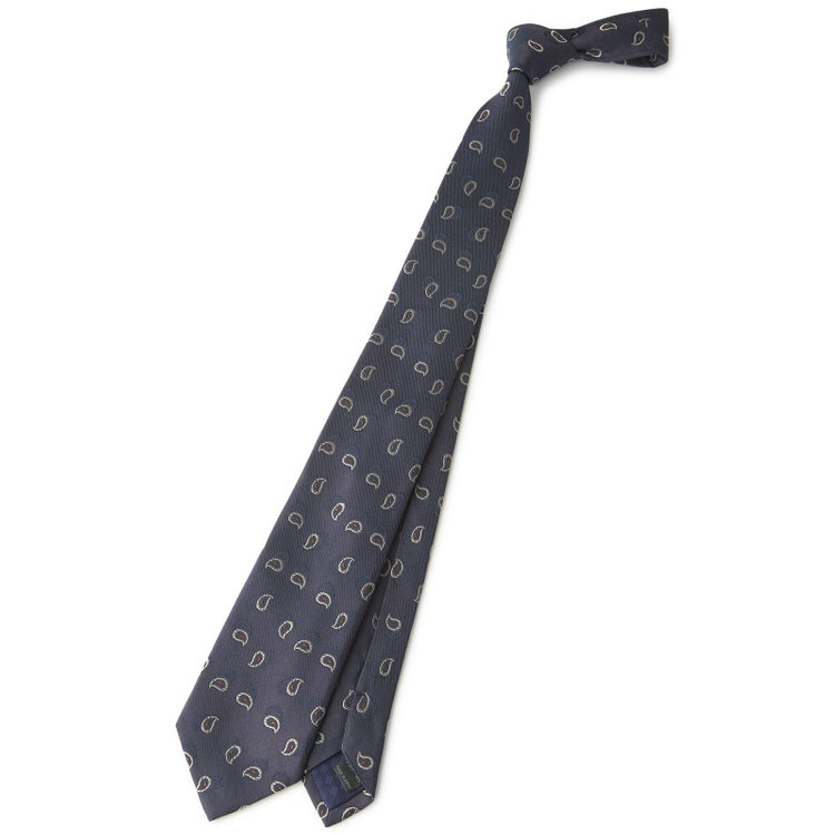 SL】シルクソリッドネクタイ 8.5cm幅/ブラウン/JAPAN MADE（S24SA