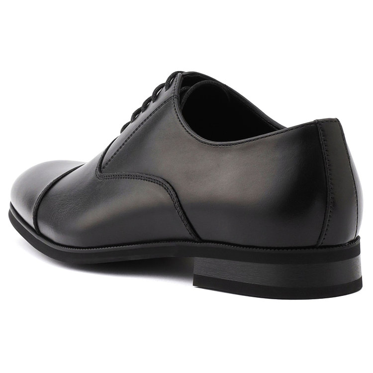 スーツセレクト ストレートチップドレスシューズ/ブラック/牛革/セメント製法 黒