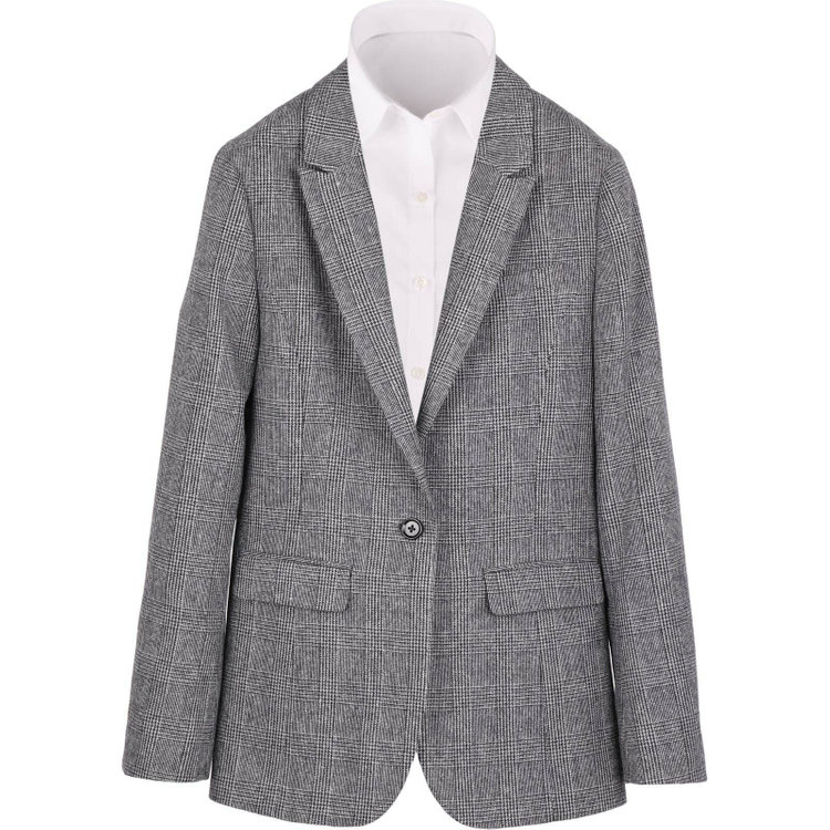 スーツセレクト 【RELAX TAPERED】【秋冬】1釦ジャケット/グレー×グレンチェック グレー系(灰)