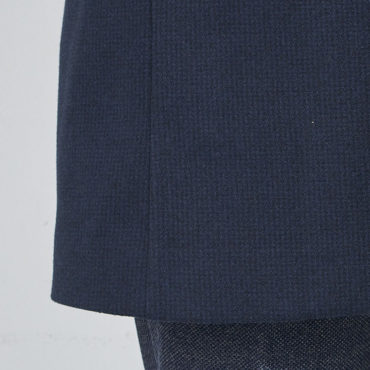 ブラックライン 【BL】ショートスタンドコート/ネイビー 紺中間