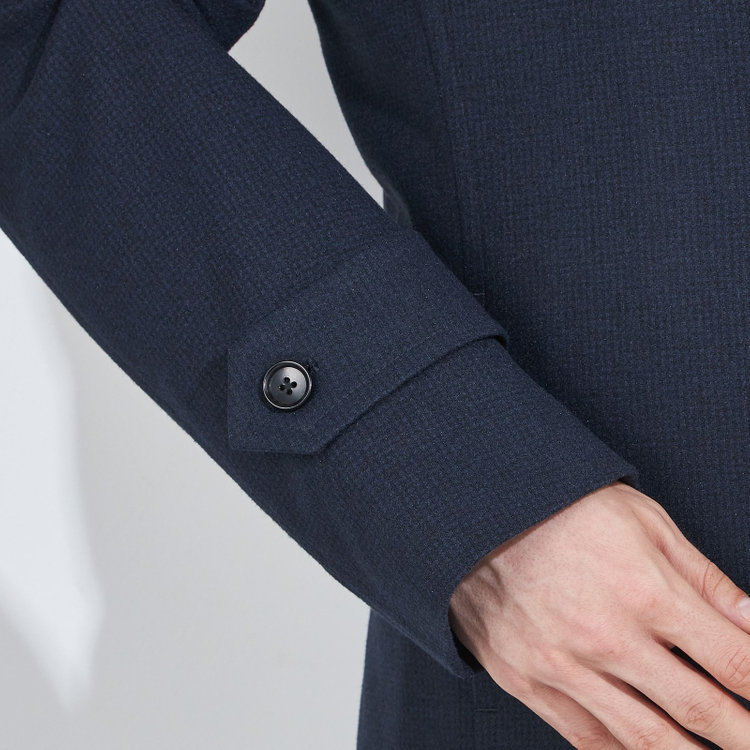 ブラックライン 【BL】ショートスタンドコート/ネイビー 紺中間