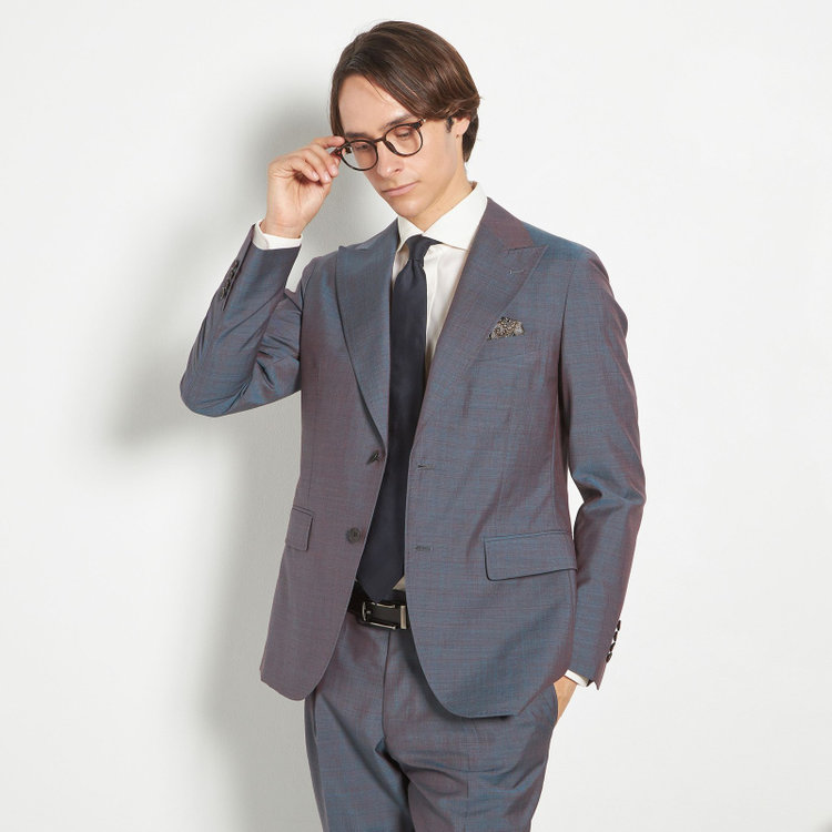 シルバーライン 【CLASSICO TAPERED】【春夏】2釦ピークドラペルスーツ 2タック/グレー/MARZOTTO/※裾上げ必要 その他