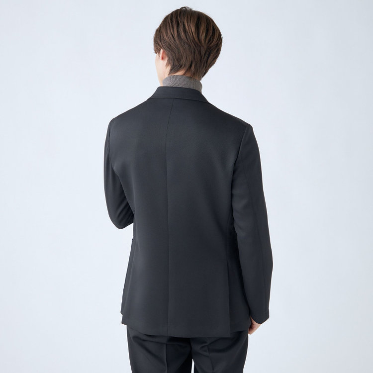 シルバーライン 【RBC】【秋冬】3釦段返りジャケット/ブラック/パッチポケット 黒