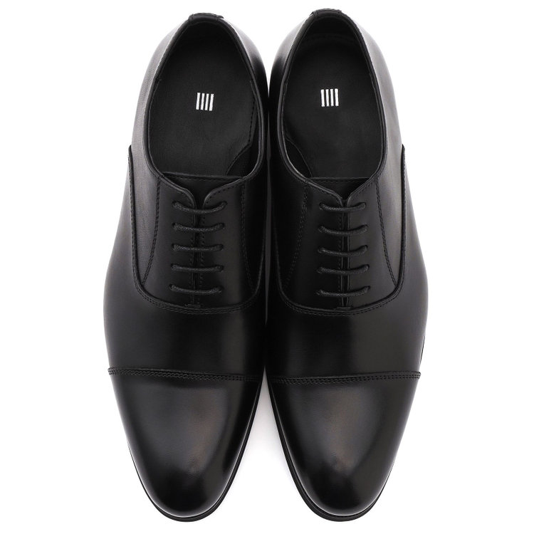 スーツセレクト ストレートチップドレスシューズ/ブラック/牛革/セメント製法 黒