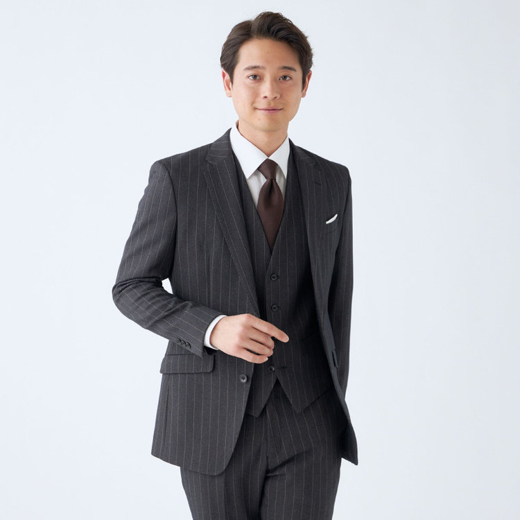 ◾️ジャケット【美品】SUITS SELECT スーツ 3ピース セットアップ ...
