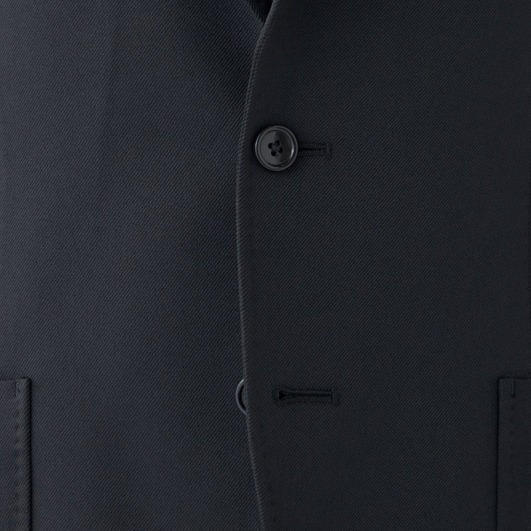 シルバーライン 【RBC】【秋冬】3釦段返りジャケット/ブラック/パッチポケット 黒