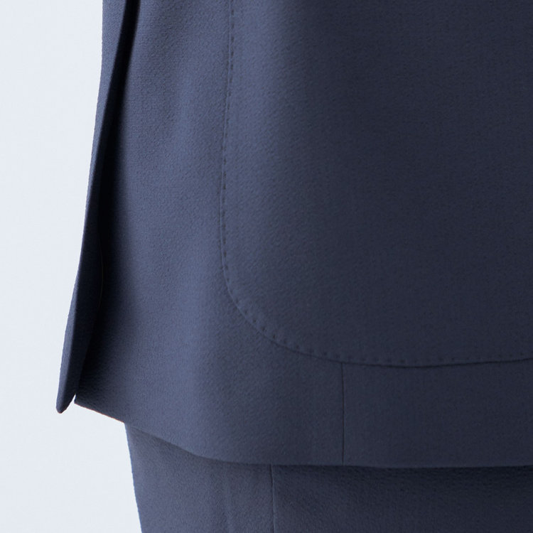 シルバーライン 【CLASSICO TAPERED】【春夏】6釦2掛けダブルジャケット/ネイビー/メタル釦 紺濃色