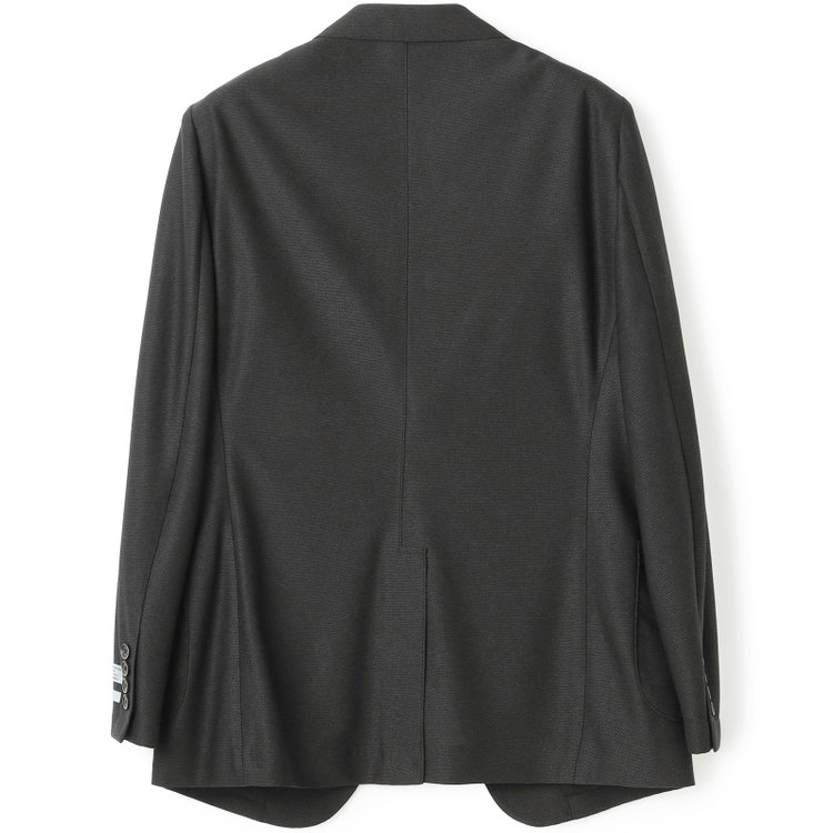 シルバーライン 【CLASSICO TAPERED】【春夏】2釦シングルジャケット/ブラック/パッチポケット/4S SUSTAINABILITY&ECOLOGY FABRIC 黒