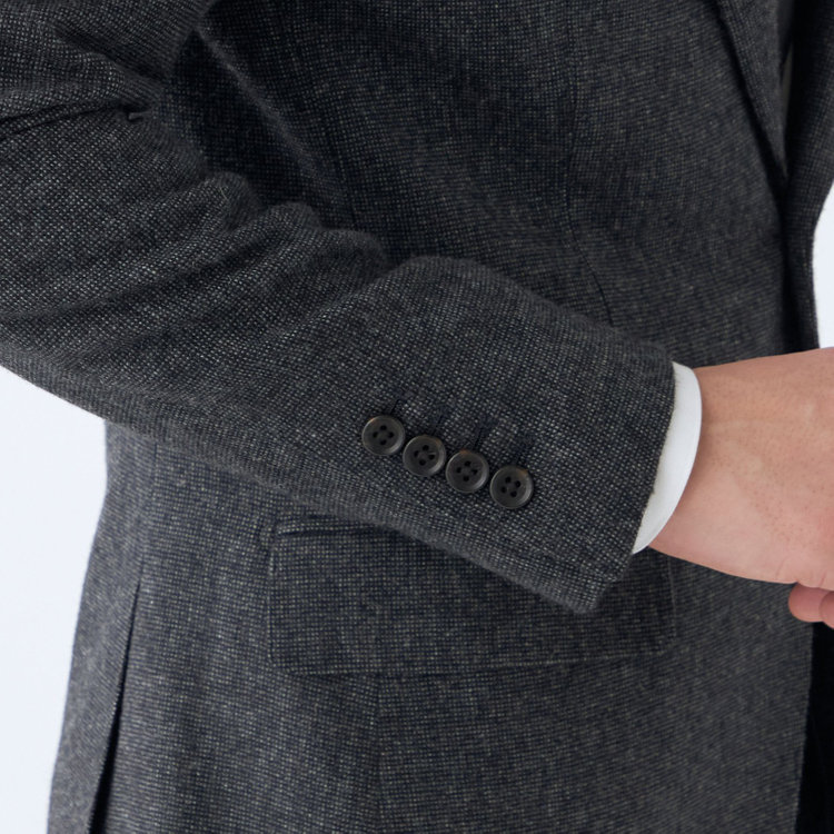 シルバーライン 【CLASSICO TAPERED】【秋冬】2釦シングルスーツ 1タック/グレー/RE:NEWOOL/※裾上げ必要 グレー濃色