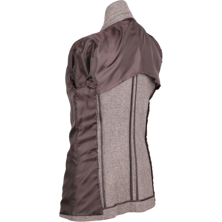 スーツセレクト 【RELAX TAPERED】【秋冬】1釦ジャケット/ブラウン×ハウンドトゥース ブラウン系(茶)