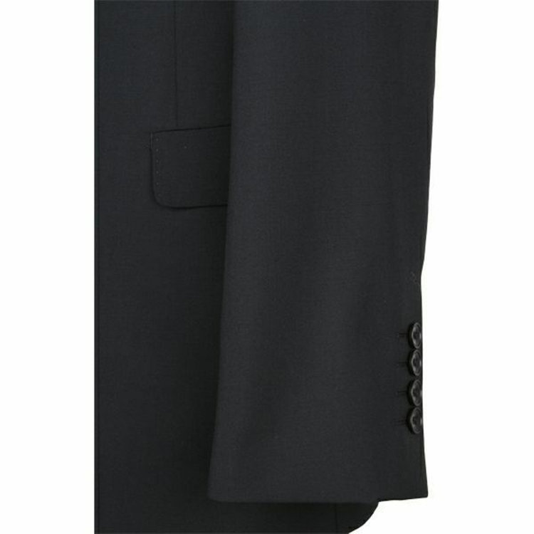 スーツセレクト 【WEB限定/OUTLET】【発送在庫あり】【X】【年間】スペアパンツ付き/2釦シングルスーツ 0タック/ブラック×ソリッド/THE RECRUIT STYLE ブラック系(黒)