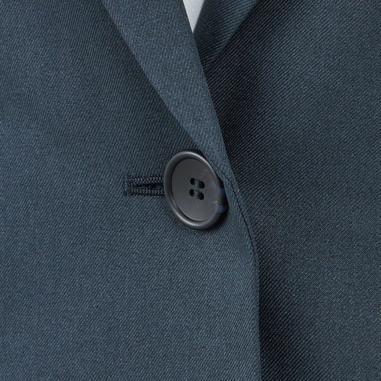 シルバーライン 【SILVER LINE】【年間】1釦シングルパンツスーツ/ネイビー/ウォッシャブル/Naturemier/4S SUSTAINABILITY&ECOLOGY FABRIC/※パンツ裾上げ済仕様 紺中間