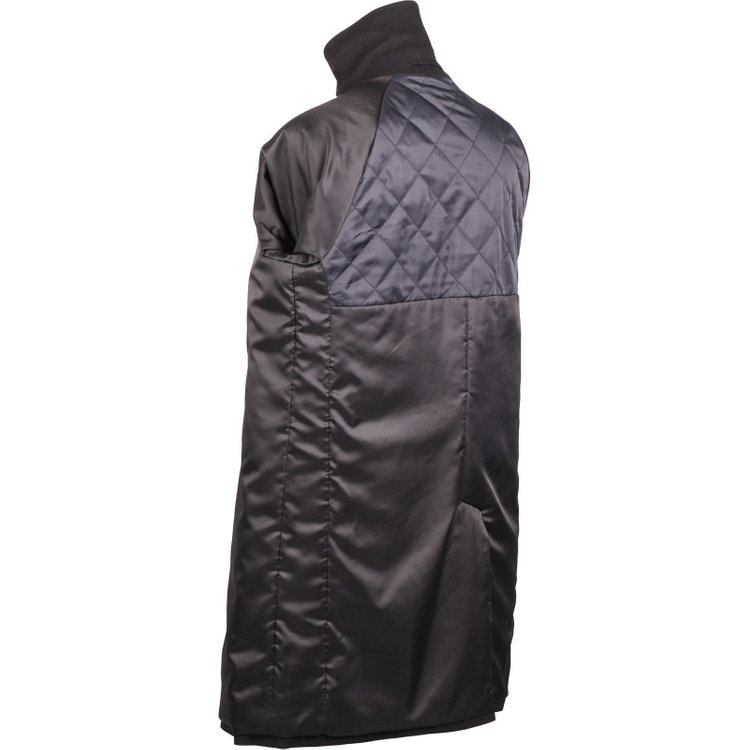 ブラックライン 【WEB限定/OUTLET】【BL】ステンカラーコート/ブラック×シャドーストライプ/WATERPROOF ブラック系(黒)