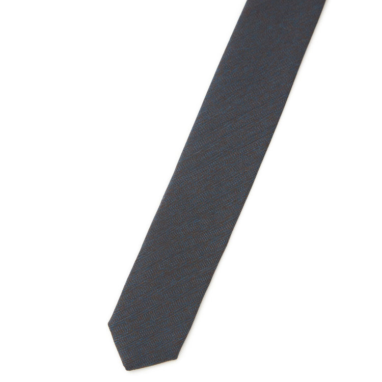 シルバーライン 【SL】ウールシャドーストライプネクタイ 8.5cm幅/グレー/Ermenegildo Zegna TRAVELLER woven in italy その他