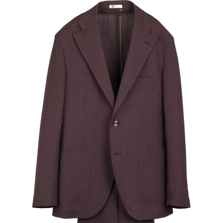 スーツセレクト 【WEB限定/OUTLET】【RBC】【春夏】スペアパンツ付き/ワイドラペル2釦シングルスーツ 1タック＆2タック/ブラウン/ドローコード&ウエストシャーリング/※パンツ裾上げ済仕様/ウォッシャブル ブラウン系(茶)