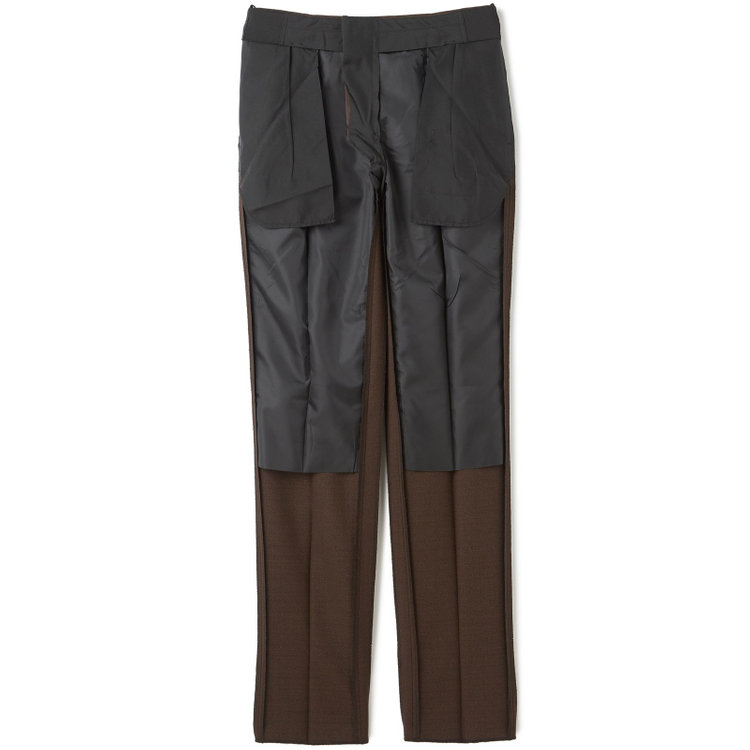 シルバーライン 【CLASSICO TAPERED】【春夏】3釦段返りシングルスーツ 2タック/ブラウン/パッチポケット/ウエストムーブ/MARZOTTO/※裾上げ必要 茶濃色