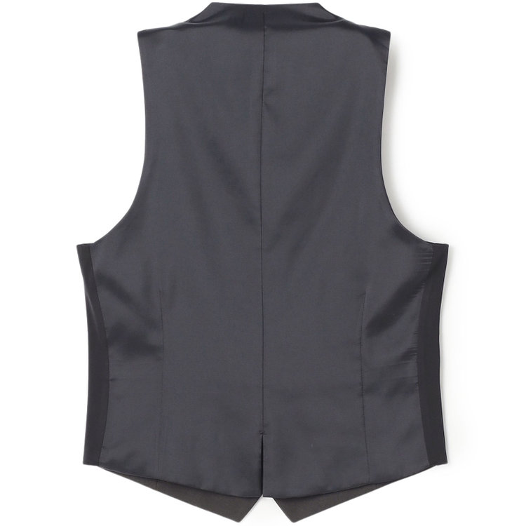 ブラックライン 【SLIM TAPERED_2】【年間】2釦シングルスリーピーススーツ 0タック/グレー/ウエストシャーリング/4S/※パンツ裾直し必要 グレー濃色