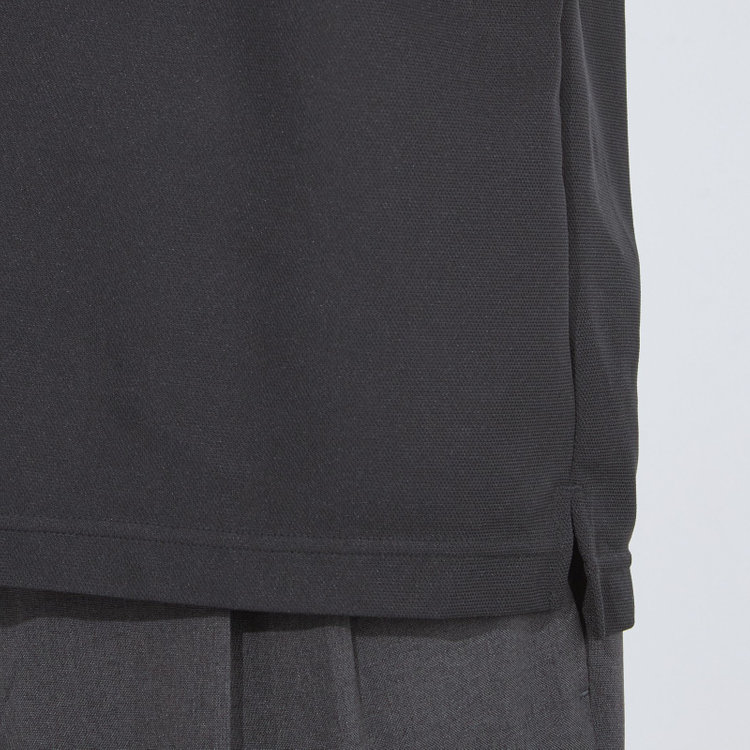 シルバーライン 【発送在庫あり】【WEB限定】【RBC/半袖】カッタウェイビズポロシャツ プルオーバータイプ/ブラック/4S 黒