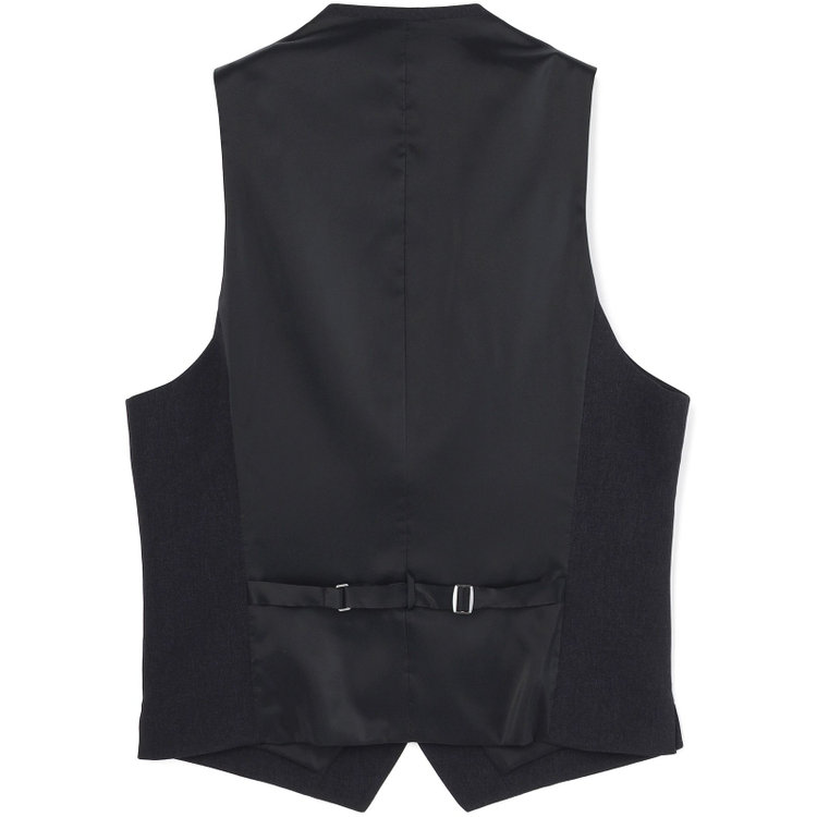 シルバーライン 【CLASSICO TAPERED】【春夏】2釦シングルスリーピーススーツ 1タックテーパードパンツ/ネイビー/ウエストムーブ/4S SUSTAINABILITY&ECOLOGY FABRIC/※パンツ裾上げ済仕様 紺濃色