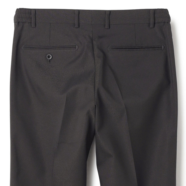 ブラックライン 【SLIM TAPERED_2】【年間】2釦シングルスリーピーススーツ 0タック/グレー/ウエストシャーリング/4S/※パンツ裾直し必要 グレー濃色