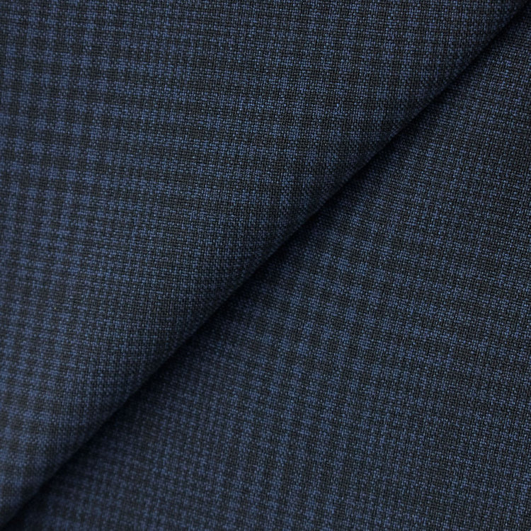 ブラックライン 【発送在庫あり】【SLIM TAPERED_2】【春夏】2釦シングルスリーピーススーツ 0タック/ネイビー×チェック/ウエストシャーリング/4S SUSTAINABILITY&ECOLOGY FABRIC/※パンツ裾上げ済仕様 紺濃色