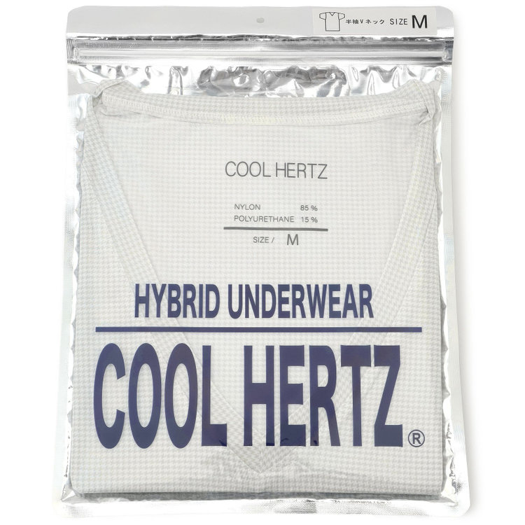 ソノタ ＼ワイシャツ用ビジネスアンダー/【COOL HERTZ:クールヘルツ】 Vネック半袖アンダーシャツ 白