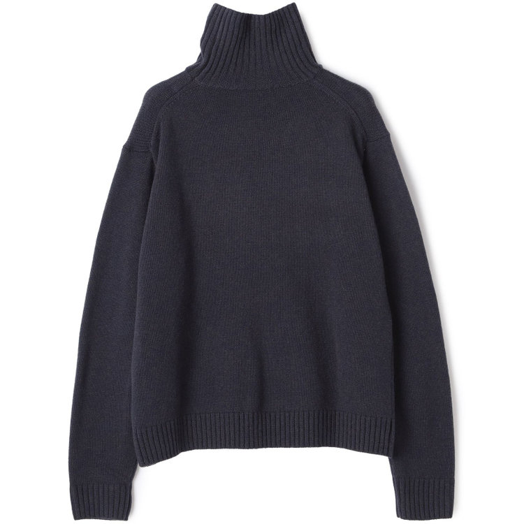 シルバーライン 【SL】【秋冬】オーバーサイズタートルネック ニットセーター/ネイビー 紺中間