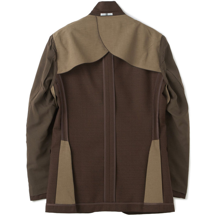 シルバーライン 【CLASSICO TAPERED】【春夏】3釦段返りシングルスーツ 2タック/ブラウン/パッチポケット/ウエストムーブ/MARZOTTO/※裾上げ必要 茶濃色