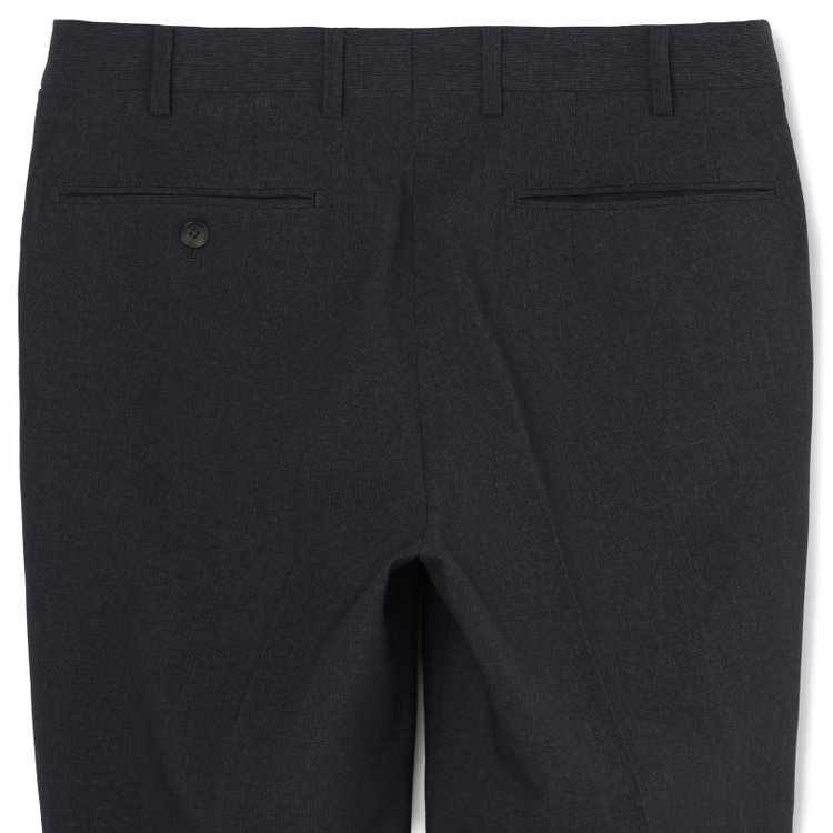 シルバーライン 【CLASSICO TAPERED】【春夏】2釦シングルスリーピーススーツ 1タックテーパードパンツ/ネイビー/ウエストムーブ/4S SUSTAINABILITY&ECOLOGY FABRIC/※パンツ裾上げ済仕様 紺濃色