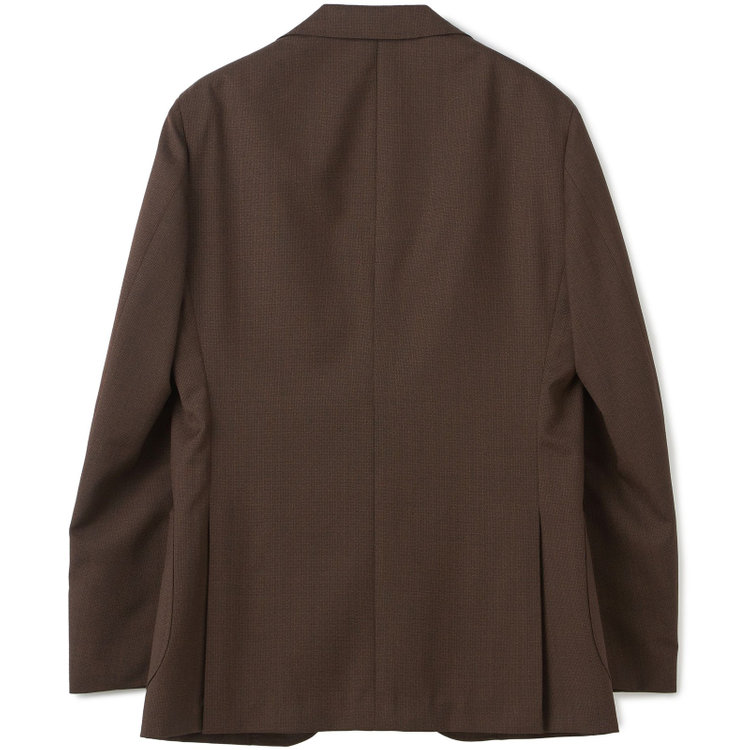 シルバーライン 【CLASSICO TAPERED】【春夏】3釦段返りシングルスーツ 2タック/ブラウン/パッチポケット/ウエストムーブ/MARZOTTO/※裾上げ必要 茶濃色