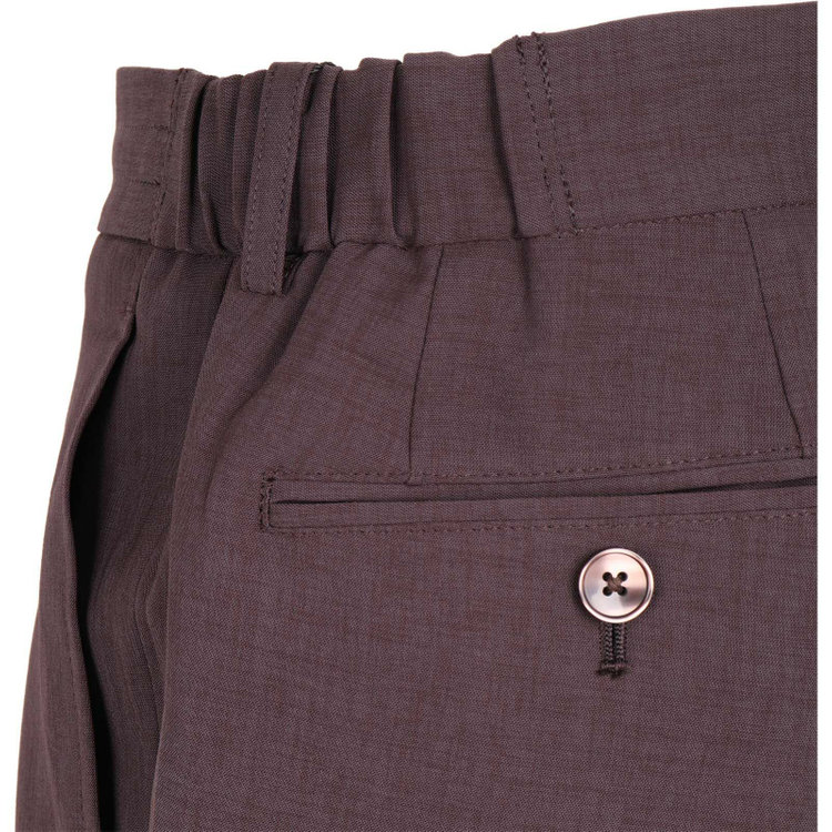 スーツセレクト 【WEB限定/OUTLET】【RBC】【春夏】スペアパンツ付き/ワイドラペル2釦シングルスーツ 1タック＆2タック/ブラウン/ドローコード&ウエストシャーリング/※パンツ裾上げ済仕様/ウォッシャブル ブラウン系(茶)