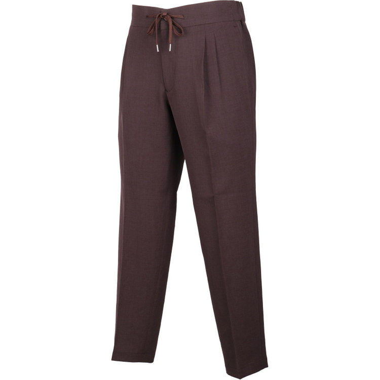 スーツセレクト 【WEB限定/OUTLET】【RBC】【春夏】スペアパンツ付き/ワイドラペル2釦シングルスーツ 1タック＆2タック/ブラウン/ドローコード&ウエストシャーリング/※パンツ裾上げ済仕様/ウォッシャブル ブラウン系(茶)