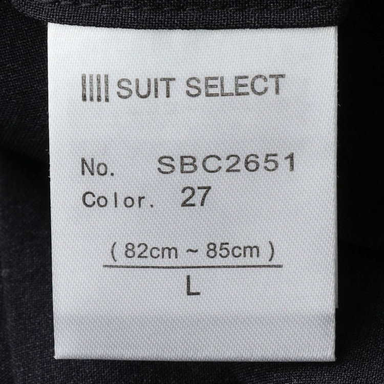 ブラックライン 【SLIM TAPERED】【春夏】0タックテーパードパンツ/ブラック×ウィンドペン/ウエストシャーリング/4S SUSTAINABILITY&ECOLOGY FABRIC「ウォッシャブル」「ストレッチ」/※裾上げ済仕様 黒
