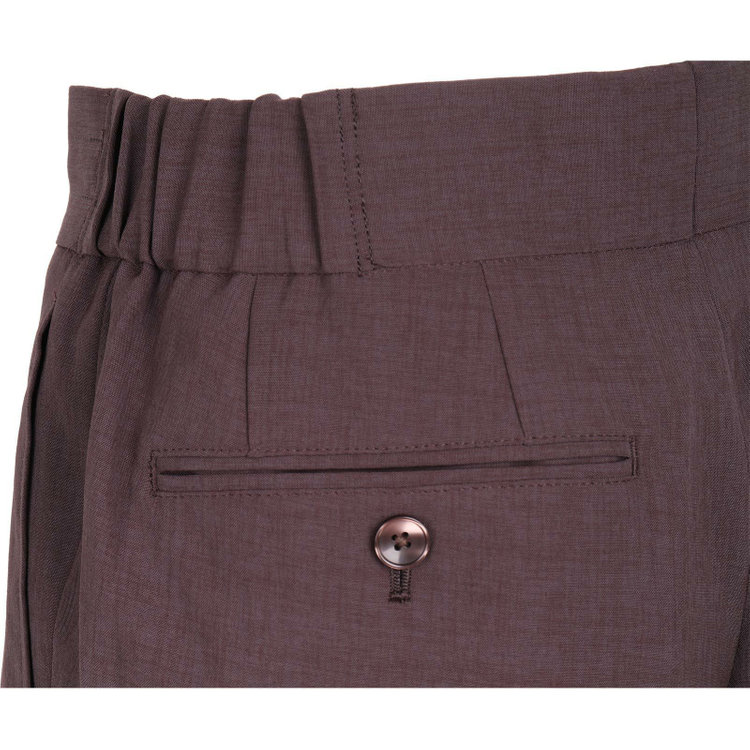 スーツセレクト 【WEB限定/OUTLET】【RBC】【春夏】スペアパンツ付き/ワイドラペル2釦シングルスーツ 1タック＆2タック/ブラウン/ドローコード&ウエストシャーリング/※パンツ裾上げ済仕様/ウォッシャブル ブラウン系(茶)