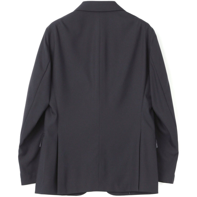 シルバーライン 【RBC】【春夏】2釦シングルスーツ 1タック/ネイビー×チェック/ウエストムーブ/4S AIR SUSTAINABILITY&ECOLOGY FABRIC/※パンツ裾上げ済仕様 紺中間