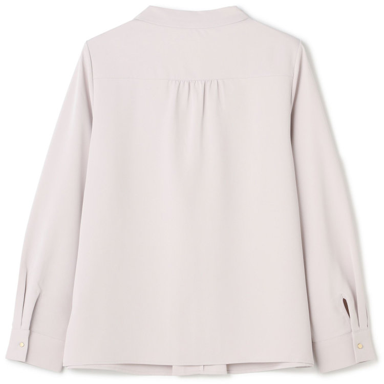 SUIT SELECT　アウトレット 【WEB限定/OUTLET/汚れ・キズ等有】【SL/長袖】ボウタイプルオーバー/ピンク/「ウォッシャブル」「ストレッチ」「防シワ」「UV加工」「静電気防止」 赤淡色