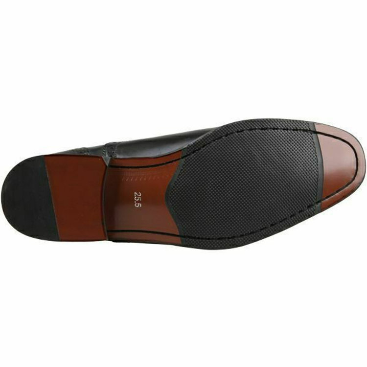 ブラックライン 【WEB限定/OUTLET】【SL】クォーターブローグドレスシューズ/ブラック/牛革(キップ)/マッケイ製法 ブラック系(黒)
