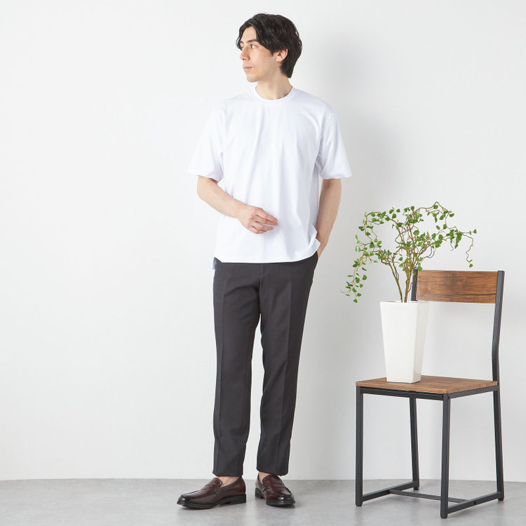 スーツセレクト 【発送在庫あり】【RBC】【半袖】究極の白 "美’s TEE" / クルーネック/ ホワイト/ 白