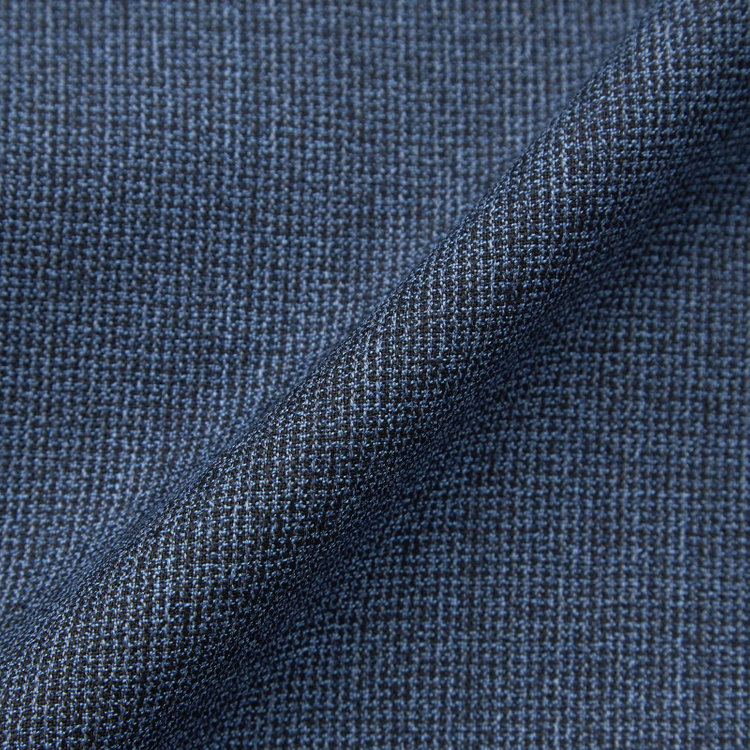 シルバーライン 【CLASSICO TAPERED】【春夏】3釦段返りシングルスーツ 2タック/ネイビー/パッチポケット/ウエストムーブ/MARZOTTO/※裾上げ必要 青濃色