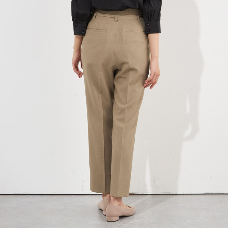 シルバーライン 【SILVER LINE】【年間】1釦シングルパンツスーツ/ベージュ/ウォッシャブル/Naturemier/4S SUSTAINABILITY&ECOLOGY FABRIC/※パンツ裾上げ済仕様 茶淡色