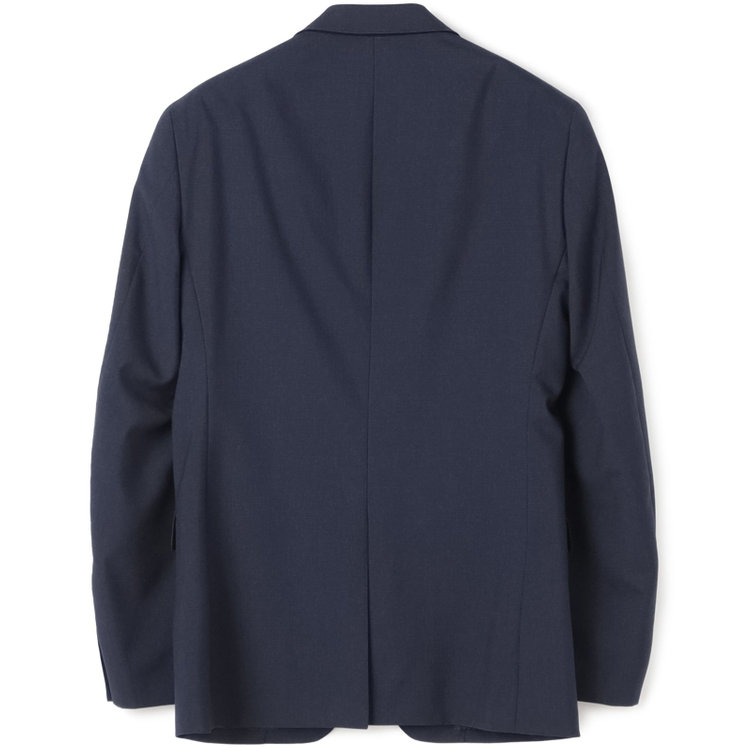 ブラックライン 【KSW】【春夏】2釦シングルスーツ 0タック/ネイビー＆ブラック×ハウンドトゥース/ウォッシャブル/※裾上げ必要 紺中間