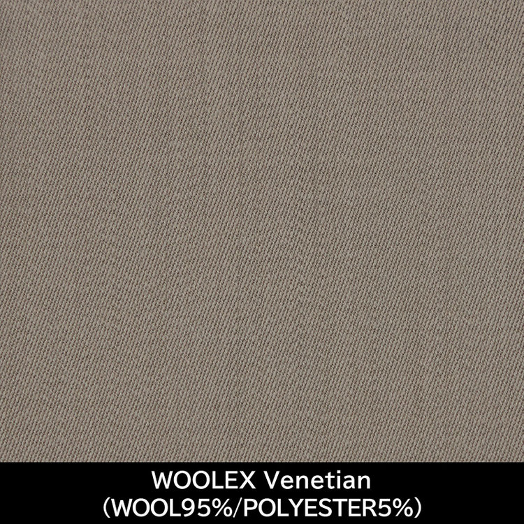 スーツセレクト 【日本製】【MEN'S】【パターンオーダー】【KSW】【春夏】スーツ/ベージュ/WOOLEX Venetian (WOOL95% POLYESTER5%) ベージュ系(薄茶)