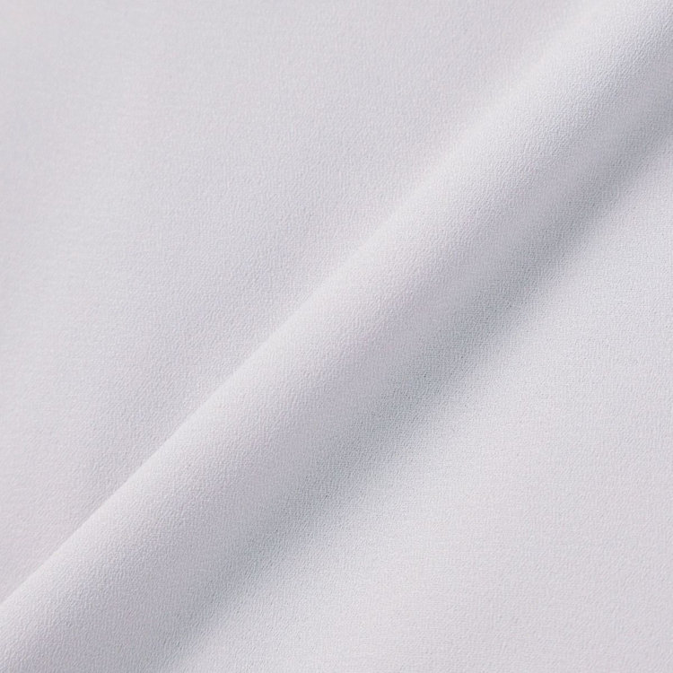 シルバーライン 【SILVER LINE/7分袖】フロントプリーツクルーネックプルオーバー/ラベンダー/「ウォッシャブル可能」「防シワ」 グレー淡色