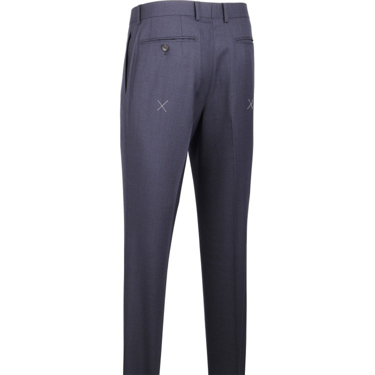 スーツセレクト 【発送在庫あり】【CLASSICO TAPERED】【春夏】2釦シングルスーツ 1タック/ネイビー×チェック/REDA ACTIVE/NEW ZEALAND WOOL MERINO/SHOWER CLEAN ネイビー系(紺)