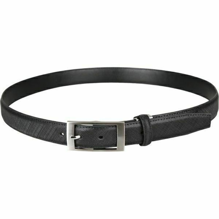 【WEB限定/OUTLET】【BL】ピンバックルベルト 3.0幅/ブラック/型押し(ウエスト100cmまで対応)